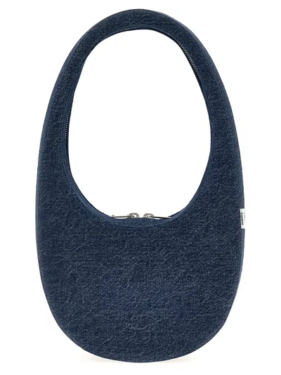 Coperni Denim Mini Swipe Bag Hand Bags Blue