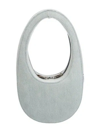 Pre-owned Coperni Denim Top Handle Bag W/ Tags In Blue