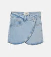 Coperni Denim Mini Skirt In Blue