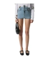 Coperni Disney X  Crown Denim Short In Multicolor