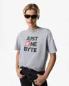 Coperni Disney X  Just One Byte Boxy T-shirt In Grey