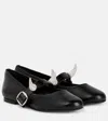 Coperni X Disney Horn Ballet Flats In Black