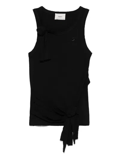 COPERNI DISTRESSED ROSE TANK TOP