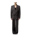 Coperni Double-breasted Blazer In Black