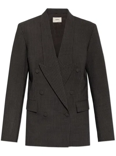 Coperni Double-breasted Jacket In Black