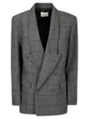 Coperni Double-breasted Tailored Jacket In Grey