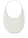 Coperni Double Gusset Swipe Bag - Leather - White