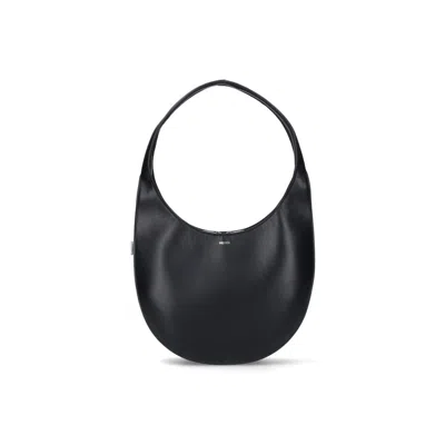 Coperni Double Gusset Swipe Bag In Black