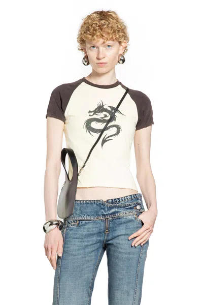 Coperni Dragon Baby Tee In Brown