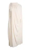 Coperni Draped Smock Mini Dress In White