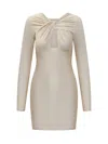 Coperni Dress With Knot In Neutral