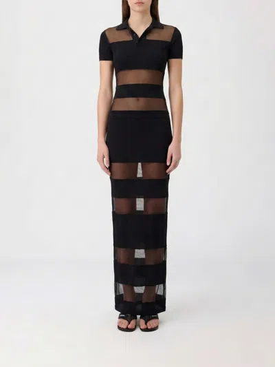 COPERNI COPERNI SEMI SHEER POLO DRESS,I00643002