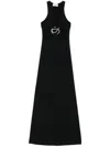 Coperni Women's Cut-out C-logo Dress In Black