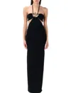 Coperni Knitted Maxi Dress In Black