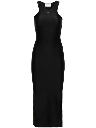 Coperni Women Dress With Side Slit In Black