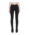 Coperni Elastic Waist Leggings In Black