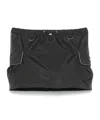 Coperni Nylon Cargo Miniskirt In Black