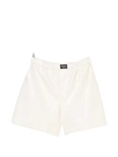 Coperni Elasticated Boxer Shorts In White