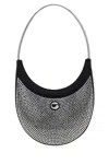 Coperni Embellished Fabric Ring Swipe Shoulder Bag
