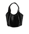 Coperni Embossed Handbag In Black