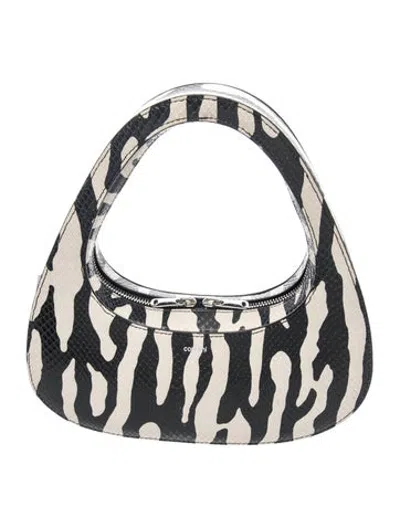 Pre-owned Coperni Embossed Leather Top Handle Bag In Multicolor