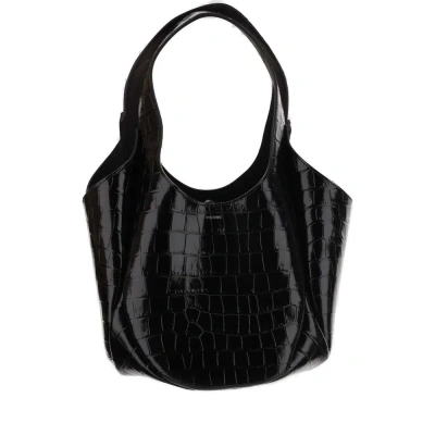 Coperni Embossed Handbag In Black
