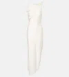 Coperni Knee Length Dress Asymmetric Hem In White