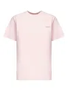 Coperni Embroidered Cotton T-shirt In Pink