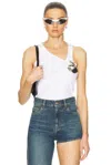 Coperni Emoji Embellished Cotton Tank Top In White