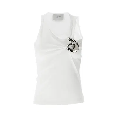 Pre-owned Coperni Emoji Tank Top 'white' | Women's Size L