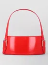 Coperni Cylindrical Structured Glossy Leather Shoulder Bag In Red
