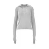 Coperni Exaggerated-sleeve Metallic Polo Sweater In Silver