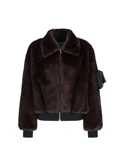 COPERNI FAUX FUR BOMBER JACKET