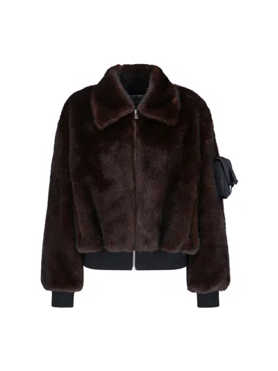 COPERNI FAUX FUR BOMBER JACKET