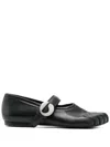 Coperni Ballet Flats With Toe Separation Design In Black
