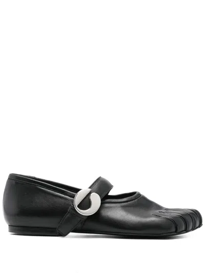 Coperni Five-finger Leather Ballet Flats In Multicolor