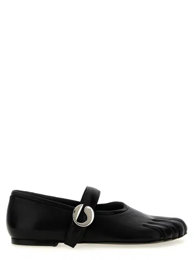 Coperni 'five-toe' Ballet Flats In Black