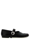 Coperni Five-finger Leather Ballet Flats In Black