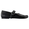 Coperni Ballet Flats With Toe Separation Design In Black