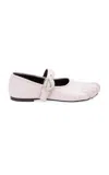Coperni Five-toe Leather Ballerina Flats In Pink