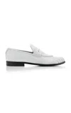Coperni Five-toe Leather Loafers In White