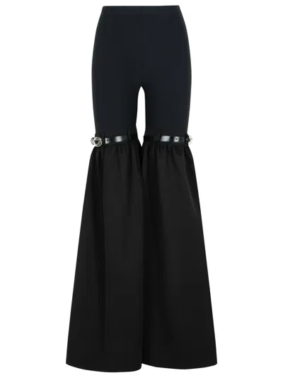 Coperni Flare Black Polyamide Blend Pants
