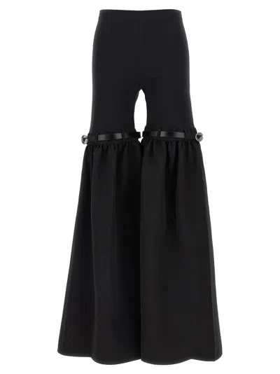 Coperni Flare Black Polyamide Blend Pants