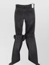 Coperni Flared Jeans Tie Cuffs In Black