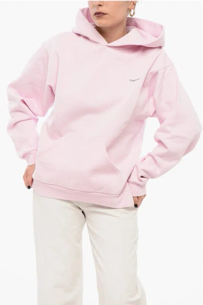 COPERNI FLEECED COTTON HOODIE WITH CANGAROO POCKET