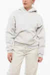 Coperni Fleeced Cotton Hoodie With Cangaroo Pocket