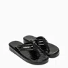 Coperni Black Quilted Flip Flops In Black