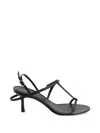 Coperni Floating Leather Heeled Sandals In Multi