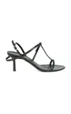 Coperni Floating Sandals In Black