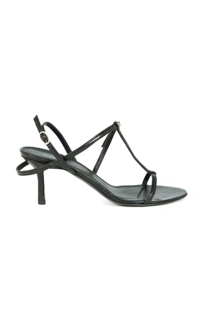 Coperni Floating Sandals In Black